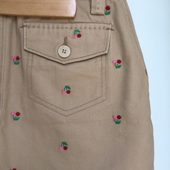 Gap Kids Girls Size 14 Cherry Embellished Skirt - Picture 3 of 8